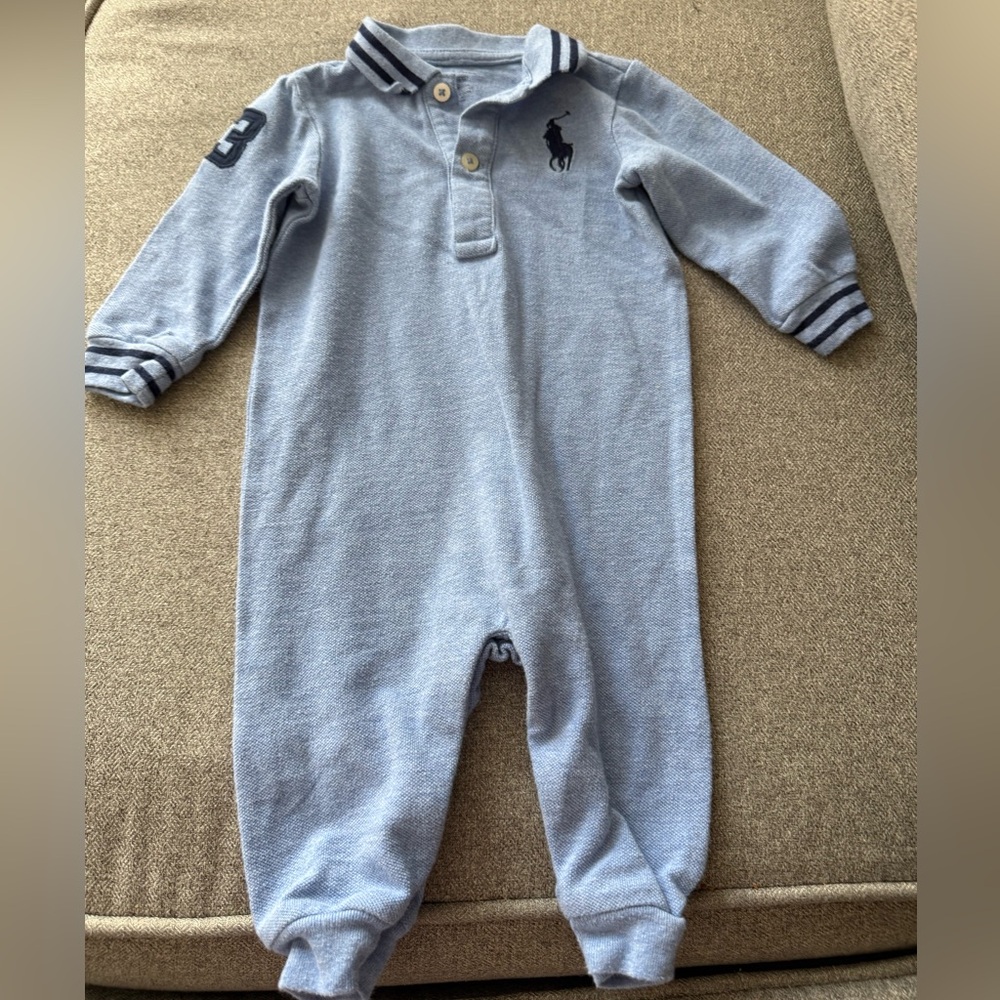 Ralph Lauren Light Blue Kids one piece size 6m